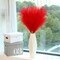 9 Stems Red Pampas Grass – 38 Inch Tall Fluffy Faux Pampas for Living Room, Wedding Centerpieces & Home Décor